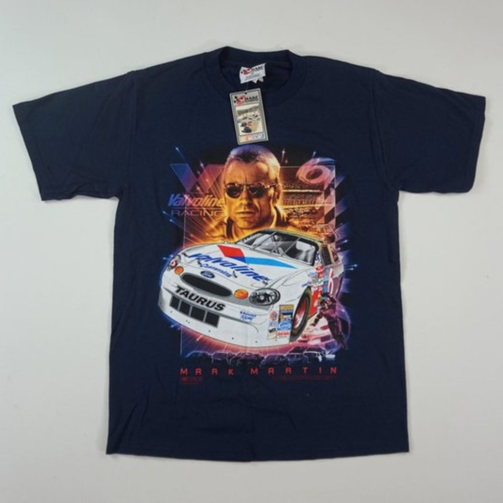 NWT VTG Chase Authentics Mark Martin NASCAR Valvoline T-Shirt Medium New w/ Tags